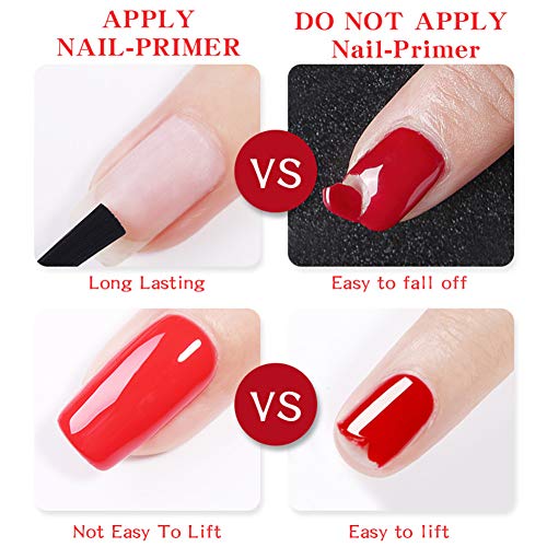 NICOLE DIARY Imprimación de deshidratado y adhesivo de preparación de uñas natural profesional, enlace de proteína de uñas, imprimación de unión superior para geles acrílicos y UV