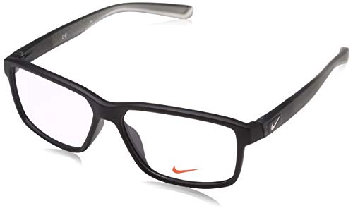 NIKE 7092 010 55 Monturas de gafas, Matte Black/Anthracite/Cl, Hombre