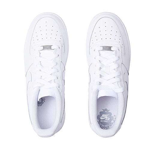 Nike Air Force 1, Zapatillas de Baloncesto Unisex Niños, Blanco (White / White-White), 38.5 EU