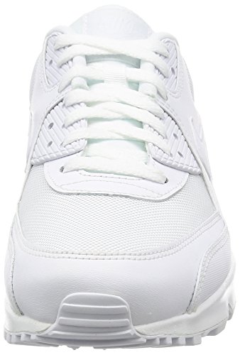 Nike Air Max 90 Essential - Zapatillas de running, Hombre, Blanco (White / White-White-White), 44