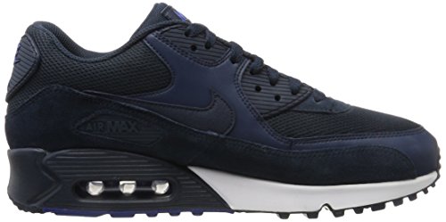 Nike Air Max 90 Essential, Zapatillas Hombre, Azul (Armor Nav/Armor Nav/Blue Ja/White), 43 EU