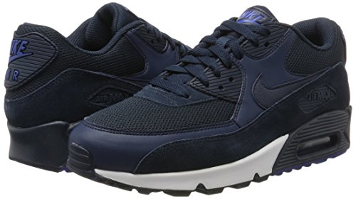 Nike Air Max 90 Essential, Zapatillas Hombre, Azul (Armor Nav/Armor Nav/Blue Ja/White), 43 EU