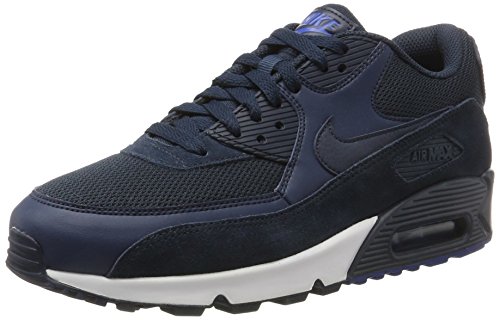 Nike Air Max 90 Essential, Zapatillas Hombre, Azul (Armor Nav/Armor Nav/Blue Ja/White), 43 EU