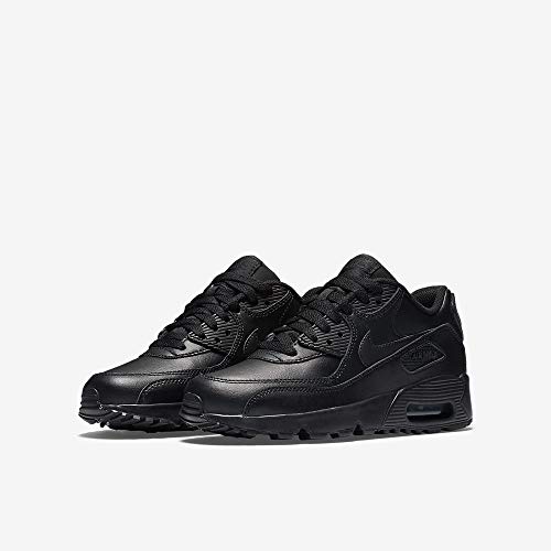 Nike Air MAX 90 LTR (GS), Zapatillas para Niños, Negro (Black/Black 001), 38.5 EU