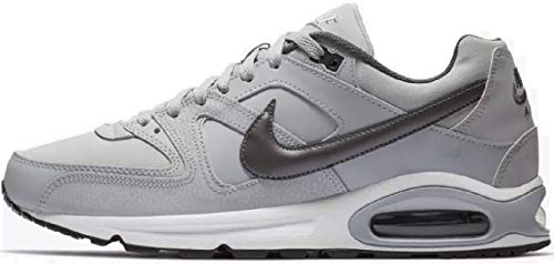 Nike Air Max Command Leather, Zapatillas de Running para Hombre, Gris (Gris (Wolf Grey/Mtlc Dark Grey-Black-White)), 43 EU