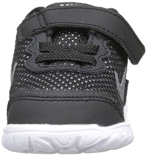 Nike Flex Experience 4 (TDV), Zapatos Primeros Pasos para Bebés, Blk/Mtlc Drk Gry-Anthrct-White, 22 EU