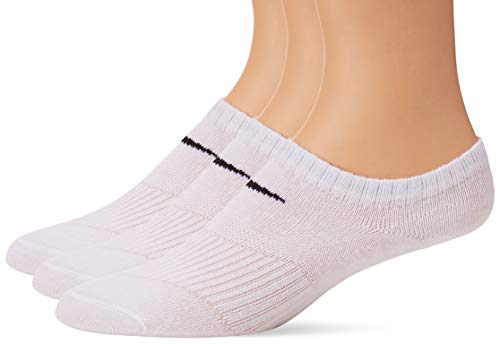 Nike Lightweight No-Show, Calcetines, Hombre, Blanco, 46-50, Pack de 3