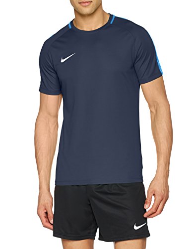NIKE M NK Dry Acdmy18 Top SS Camiseta de Manga Corta, Hombre, Obsidian/Royal Blue/White, S
