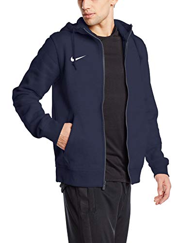 Nike Team Club Fz Hoody - Sudadera con capucha para hombre, color Azul (Obsidian/Football White), talla XL