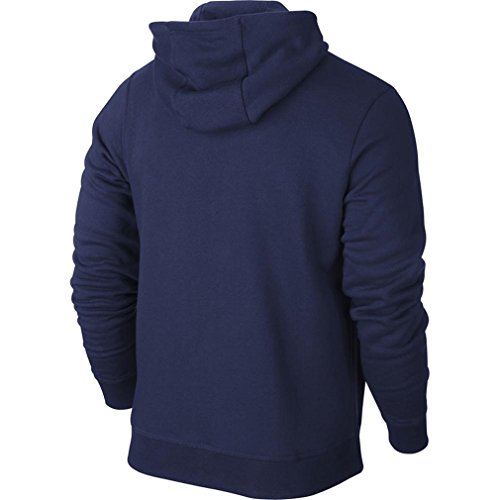 Nike Team Club Fz Hoody - Sudadera con capucha para hombre, color Azul (Obsidian/Football White), talla XL