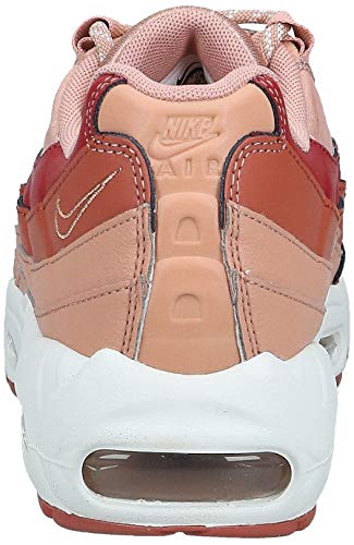 Nike Wmns Air MAX 95, Zapatillas de Atletismo para Mujer, Multicolor (Team Crimson/Dusty Peach/Rose Gold 607), 38.5 EU