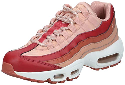 Nike Wmns Air MAX 95, Zapatillas de Atletismo para Mujer, Multicolor (Team Crimson/Dusty Peach/Rose Gold 607), 38.5 EU