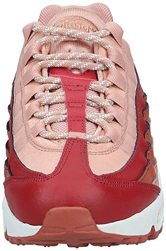 Nike Wmns Air MAX 95, Zapatillas de Atletismo para Mujer, Multicolor (Team Crimson/Dusty Peach/Rose Gold 607), 38.5 EU