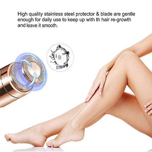 NINGXUE Depiladora Facial eléctrica, afeitadora portátil Tipo pintalabios.