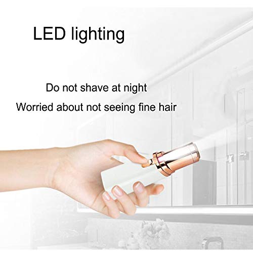 NINGXUE Depiladora Facial eléctrica, afeitadora portátil Tipo pintalabios.