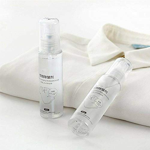 NiuCa Spray Antiarrugas para Ropa, 5 en 1 removedor de Arrugas de Tela mágica portátil Spray antiestático para Cortinas/manteles/sábanas/Fundas de Almohada (2pcs)