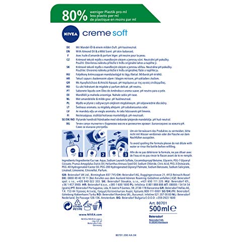 Nivea - Creme soft, 500 ml
