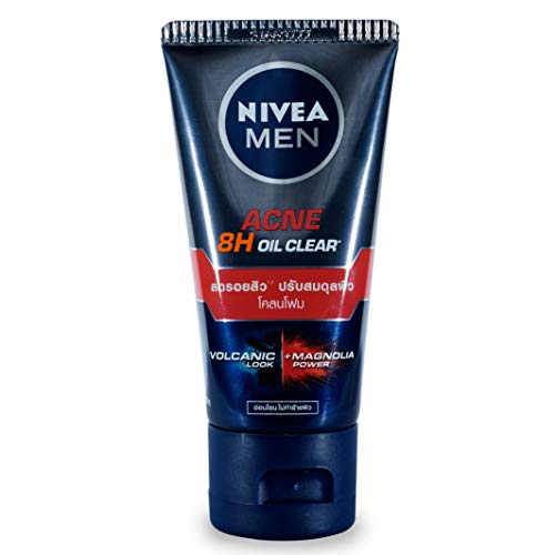 Nivea Hombres acné Oil Control barro espuma Facial Wash Limpiador 50 G