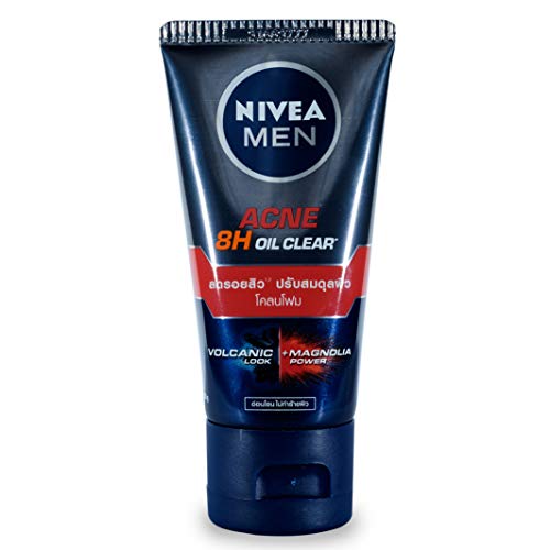 Nivea Hombres acné Oil Control barro espuma Facial Wash Limpiador 50 G
