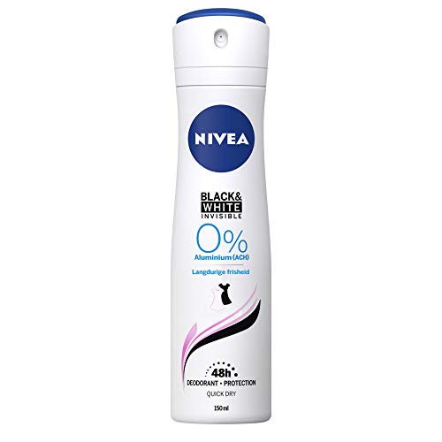 Nivea Negro y Blanco 0 Aerosol de aluminio, 150 g
