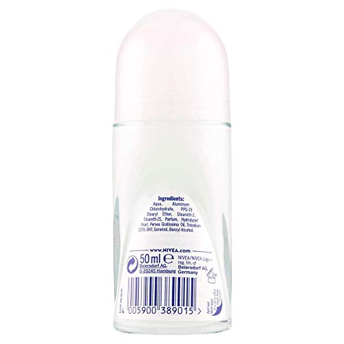 NIVEA Pearl & Beauty Desodorante de ataques, 6 paquetes de 50 ML
