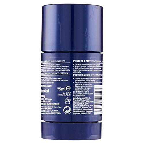 NIVEA Stick Afeitado CPO.75, Negro, Estandar
