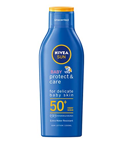 Nivea sun - Loción solar para bebé, factor de protección solar 50+, 200 ml