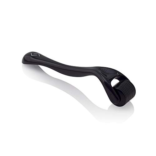 NJORD Beard Roller, Rodillo Facial Dermatológico con Microagujas que Estimulan el Crecimiento Barba y Mejora el Cuidado Facial