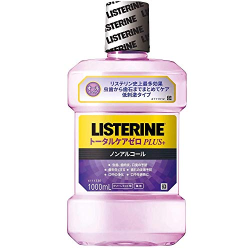[Non-medicinal products] Medicinal LISTERINE Mouthwash Total Care Zero Plus 1000mL