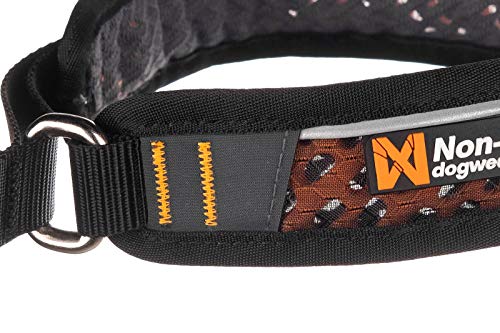 Non-stop dogwear Collar para Perro sin parar, Color Negro