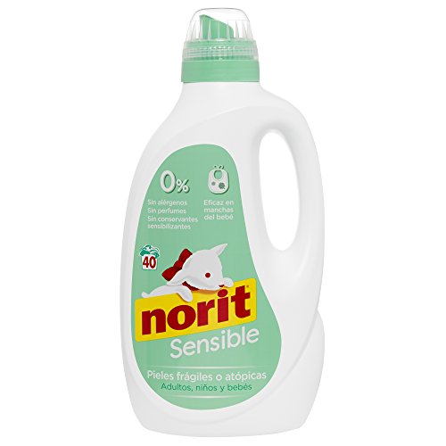 Norit - Detergente Líquido especial Pieles sensibles, 40 lavados, 2120 ml