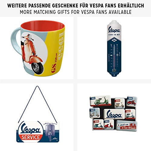 Nostalgic-Art Retro Cartel de chapa – Vespa – Italian Legend – Idea de regalo para Vespa Roller fans – para decoración, 30 x 40 cm