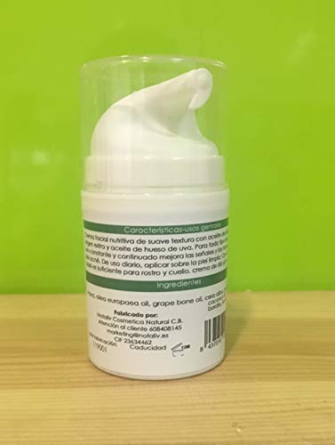 Notaliv Cosmética Natural Crema facial nutritiva hueso de uva - 50 ml