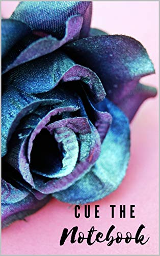 Notebook: Vintage-Blue Roses Composition Notebook - Large 6 x 9 - College Ruled 110 Pages (white papers) (English Edition)