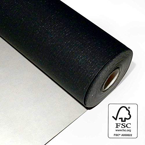 NovaMulch 120cm x 20m, Malla antihierbas de Papel Biodegradable - Control de maleza incluida la juncia (jonça) - para Invernadero, huerto y huerto Urbano - Se degrada y no Deja residuos