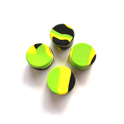 N/S {x2 Pack} Contenedor Mini 5ml de Silicona Antiadherente, Recipiente hermético Wax neutraliza olores Ideal para Guardar Pasta de Humo y aceites