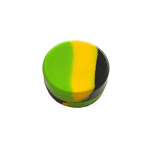 N/S {x2 Pack} Contenedor Mini 5ml de Silicona Antiadherente, Recipiente hermético Wax neutraliza olores Ideal para Guardar Pasta de Humo y aceites