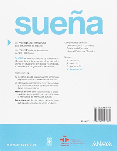 Nuevo sueña. Cuaderno de ejercicios. Per le Scuole superiori. Con ebook. Con espansione online: Nuevo Sueña 4. Cuaderno de Ejercicios (Métodos - Sueña ... 4 Nivel Superior - Cuaderno de Ejercicios)
