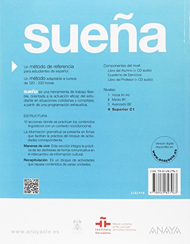 Nuevo sueña. Libro del alumno. Per le Scuole superiori. Con ebook. Con espansione online: Nuevo Sueña 4. Libro del Alumno C1 (Métodos - Sueña - Sueña 4 Nivel Superior - Libro del Alumno)