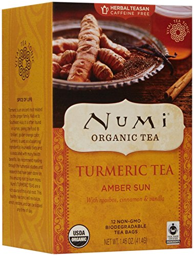 Numi Organic Tea Turmeric Tea - Amber Sun - 12 Count by Numi