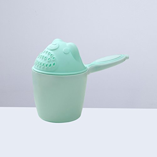 NUOBESTY Bañera de Enjuague para baño Adorable Oso de Dibujos Animados Engrosada regadera de Ducha para Lavar el Cabello del bebé