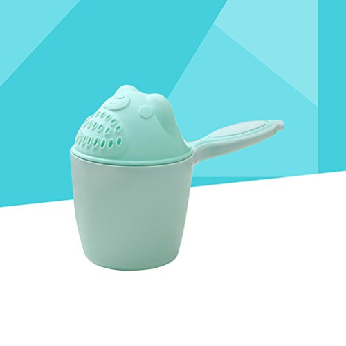 NUOBESTY Bañera de Enjuague para baño Adorable Oso de Dibujos Animados Engrosada regadera de Ducha para Lavar el Cabello del bebé