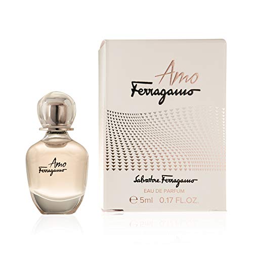 NUPTALIA Perfumes miniaturas Originales de Mujer como Detalles para Bodas Ferragamo Amo Eau de Parfum 5 ml. para Regalar