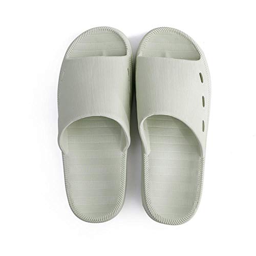 Nwarmsouth Zapatillas de Playa de Fondo Suave,Zapatillas de baño de Masaje, Sandalias de baño Antideslizantes-Verde_35-36,Niño Chanclas Sandalias