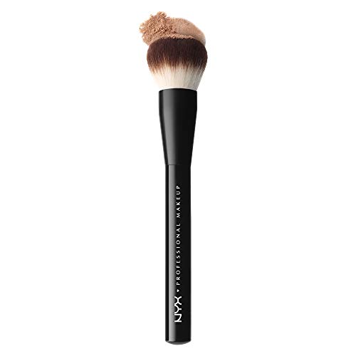 NYX PROFESSIONAL MAKEUP brocha para maquillaje fluido para difuminar Pro Multi-Purpose Buffing Brush 3 de fibra