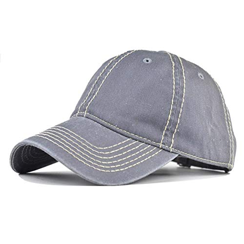 NZMAOZI Gorras De Hombre Verano Online Grosor De La Gorra De Béisbol Lavada Hombres Y Mujeres De Estados Color del Exterior De Algodón Sombra Deportes Sin Sol Se Desvanecen Al Azar De La Vendimia.