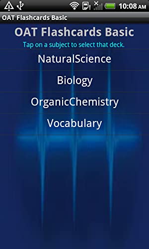 OAT Flashcards Basic