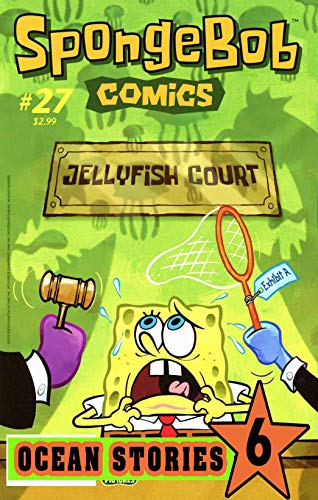 Ocean Stories: Collection 6 Funny Comics SquarePants Books Cartoon Of SpongeBob Adventure Stories For Kids (English Edition)