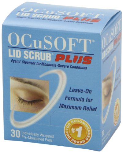 Ocusoft Lid Scrub Pre-Moistened Pads Plus - 30 / Box by OCUSOFT