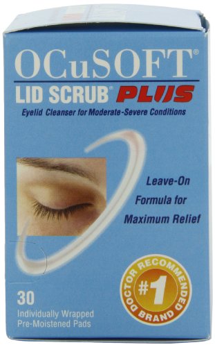 Ocusoft Lid Scrub Pre-Moistened Pads Plus - 30 / Box by OCUSOFT